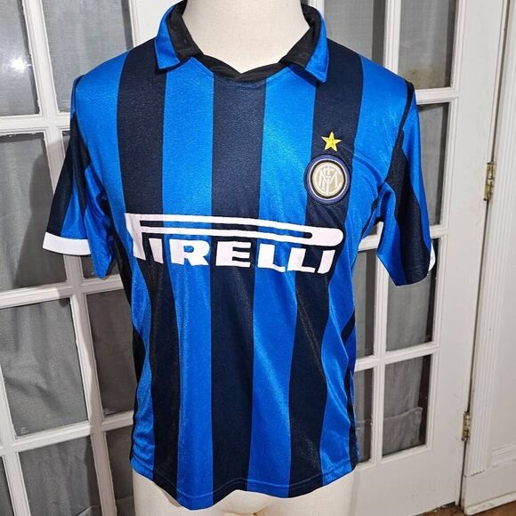Inter Milan Pirelli‎ Soccer Jersey XL - Picture 1 of 4